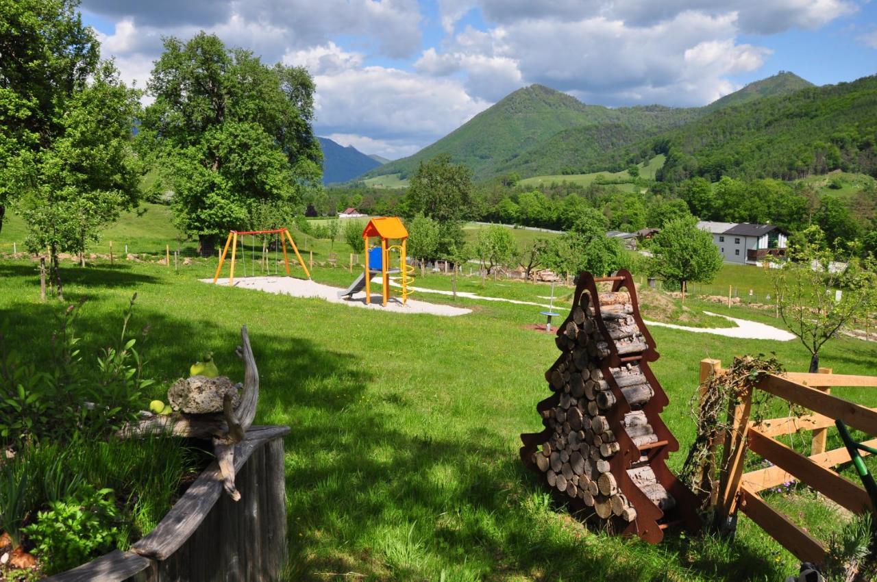 Mostheuriger Steyrdurchbruchalm Leonstein Exterior foto