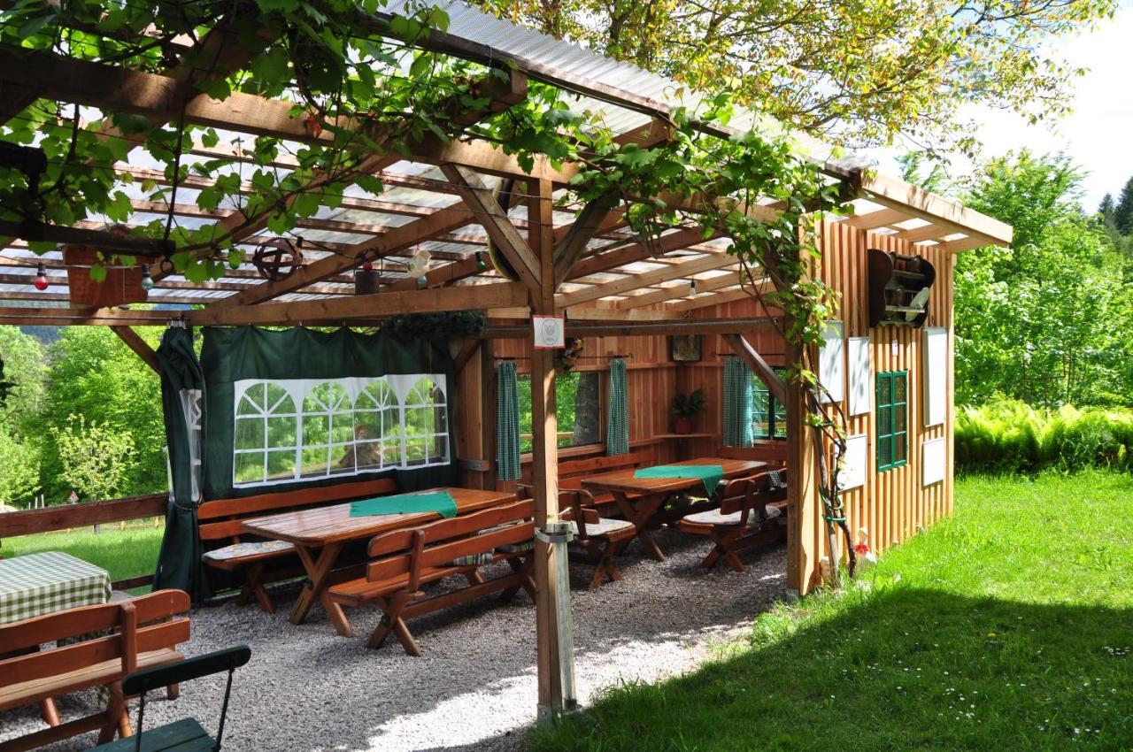 Mostheuriger Steyrdurchbruchalm Leonstein Exterior foto